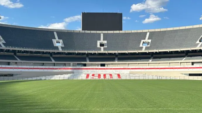 Estadio Monumental nueva pantalla LED Sívori (Foto: River Plate)