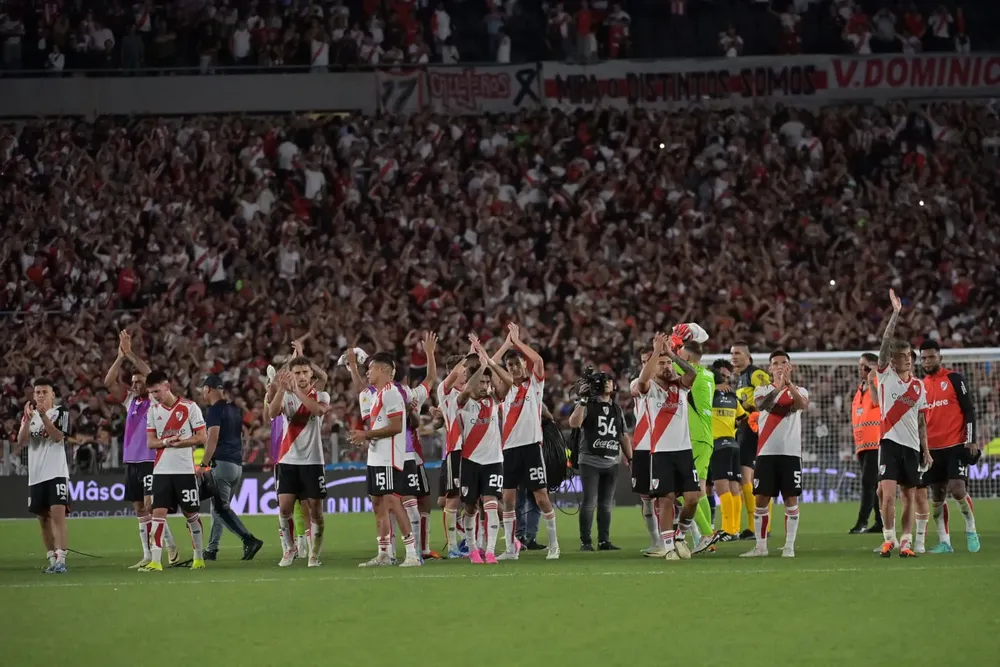 La tabla de posiciones de la Zona A