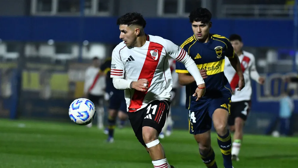 Joaquín Flores Reserva River Boca Superclásico (Foto: River Plate)