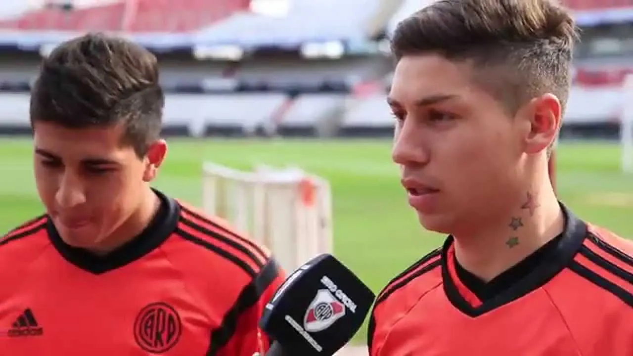 Gonzalo Montiel Claudio Salto River Plate (Foto: River Plate)