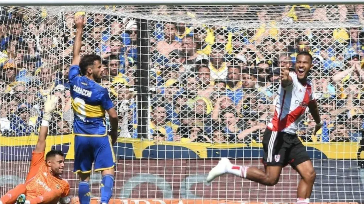 Los goles de suerte para River en el último año (1)