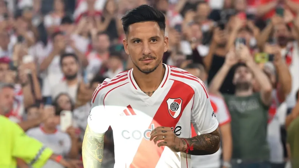 Sebastián Driussi River presentación Monumental