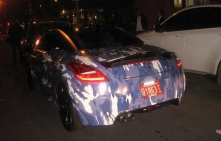 El auto de Teo Gutiérrez cuando llegó a River