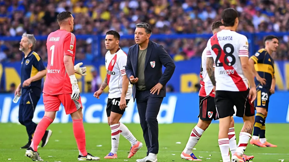 Gallardo jugadores River Boca Superclásico (Foto: Getty Images)