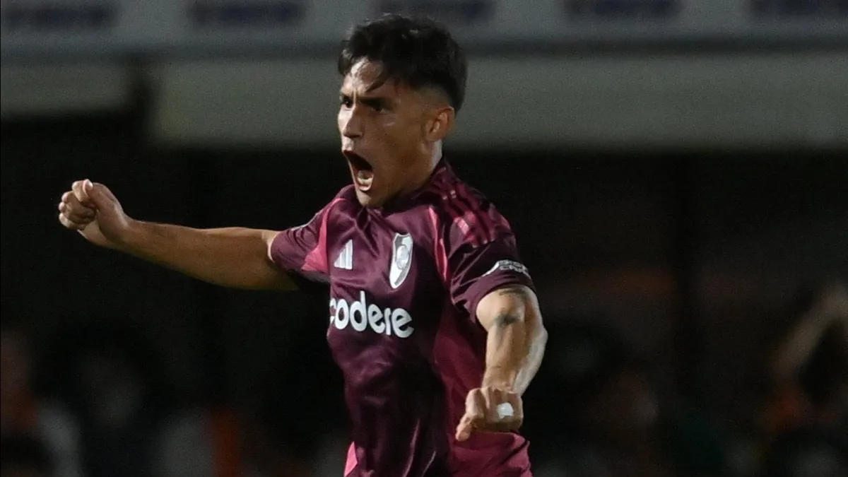 Matias Rojas convirtió su primer gol en River