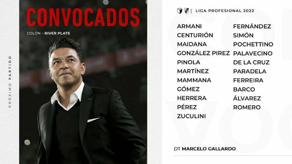 River hoy: formación vs Colón, Juventus descartó a Suárez y más