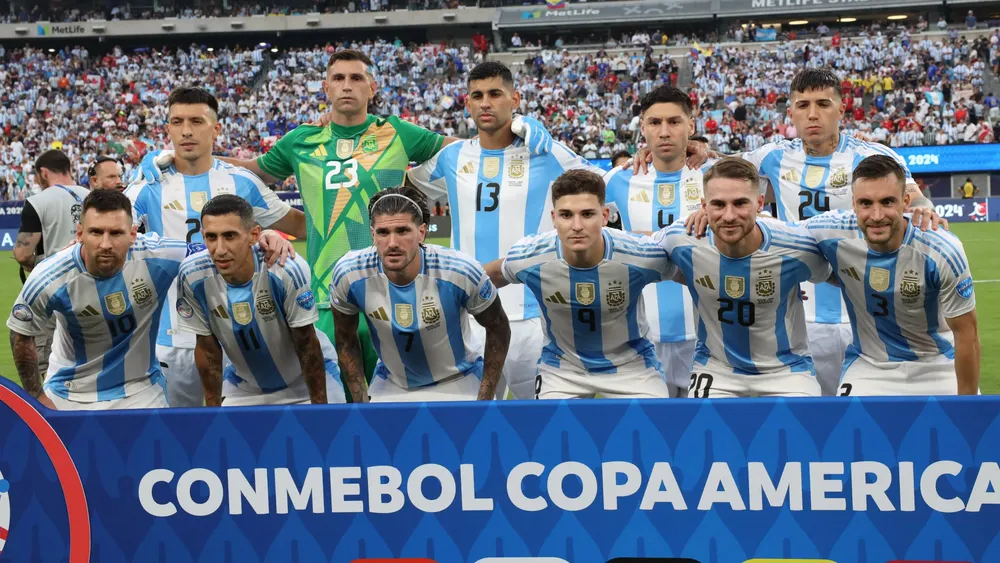 Formación Argentina inicial Canadá Copa América