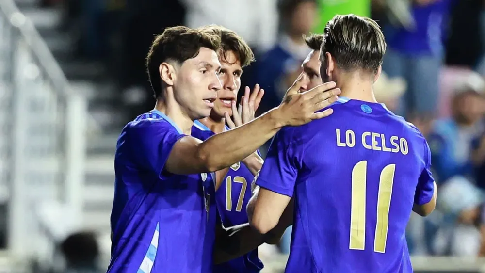 Gonzalo Montiel Selección Argentina gol (Foto: Getty Images)