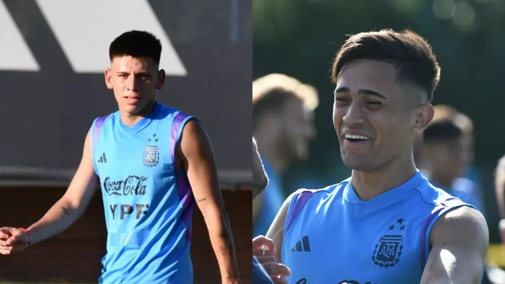 Preolímpico Argentina Sub 23 jugadores River Claudio Echeverri Pablo Solari (Fotos: Argentina)