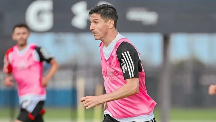 Nacho Fernández entrenamiento River pretemporada (Foto: River Plate)