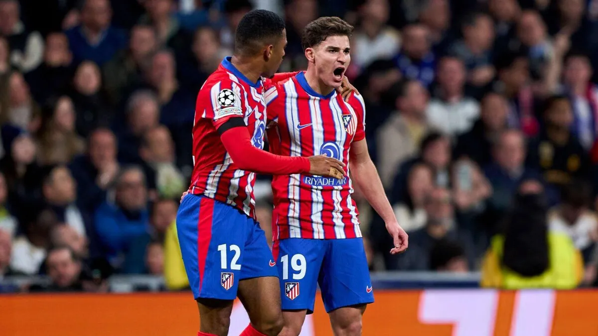 Julián Álvarez gol Atlético madrid Real Madrid (Foto: Getty Images)