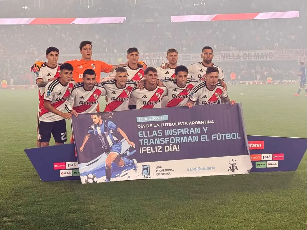 Once inicial River vs. Velez