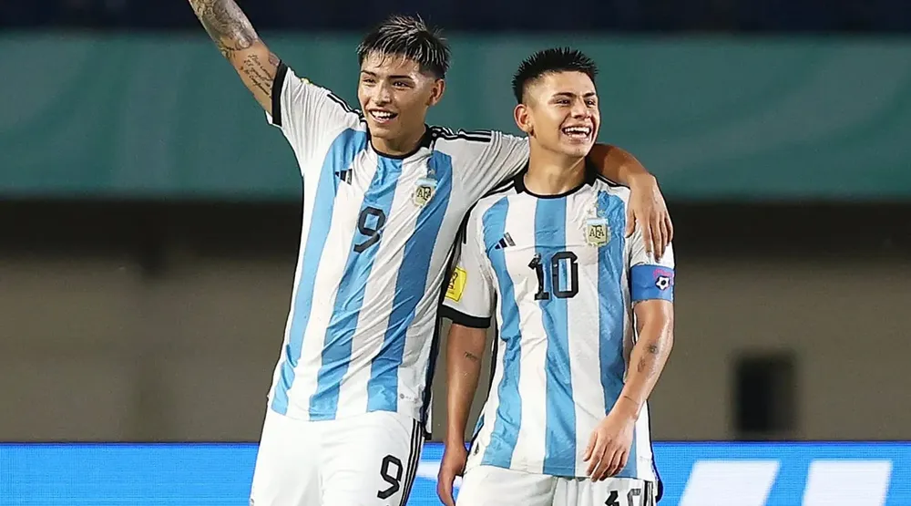 Agustín Ruberto Claudio Diablito Echeverri Selección Argentina Sub 17