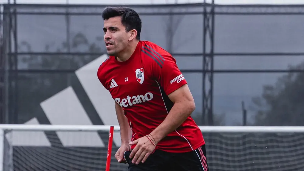 Marcos Acuña entrenamiento River
