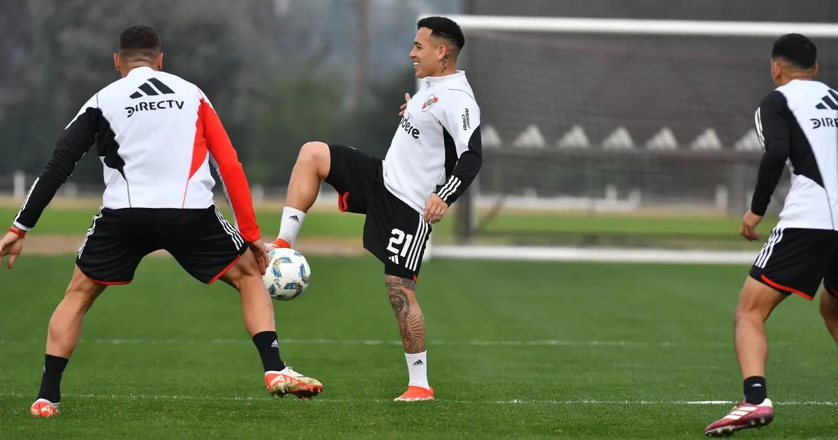 Entrenamiento de River para River hoy