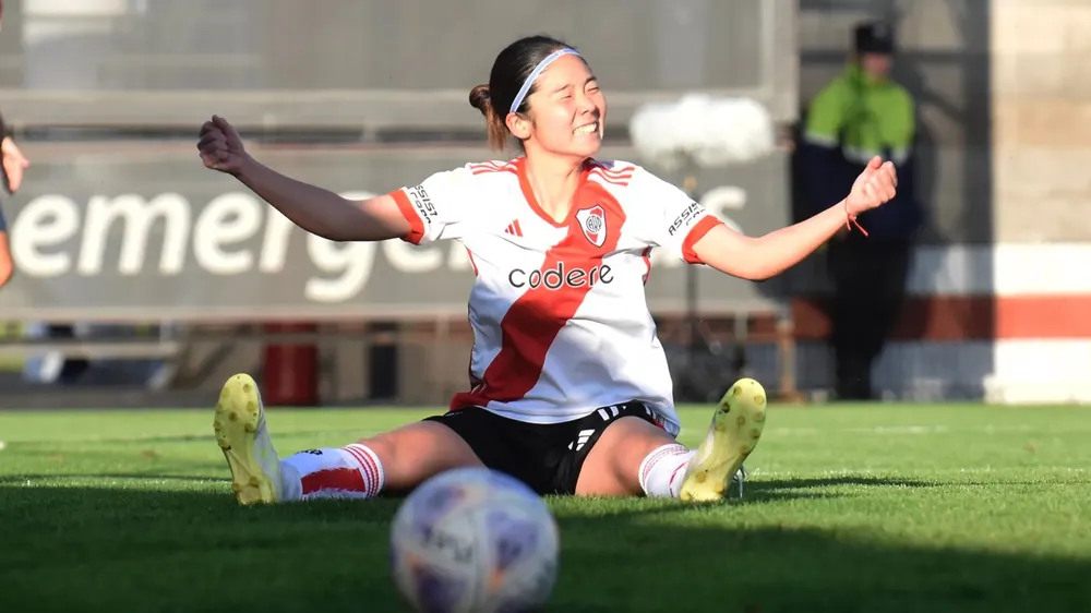 Festejo gol Ichika River Femenino