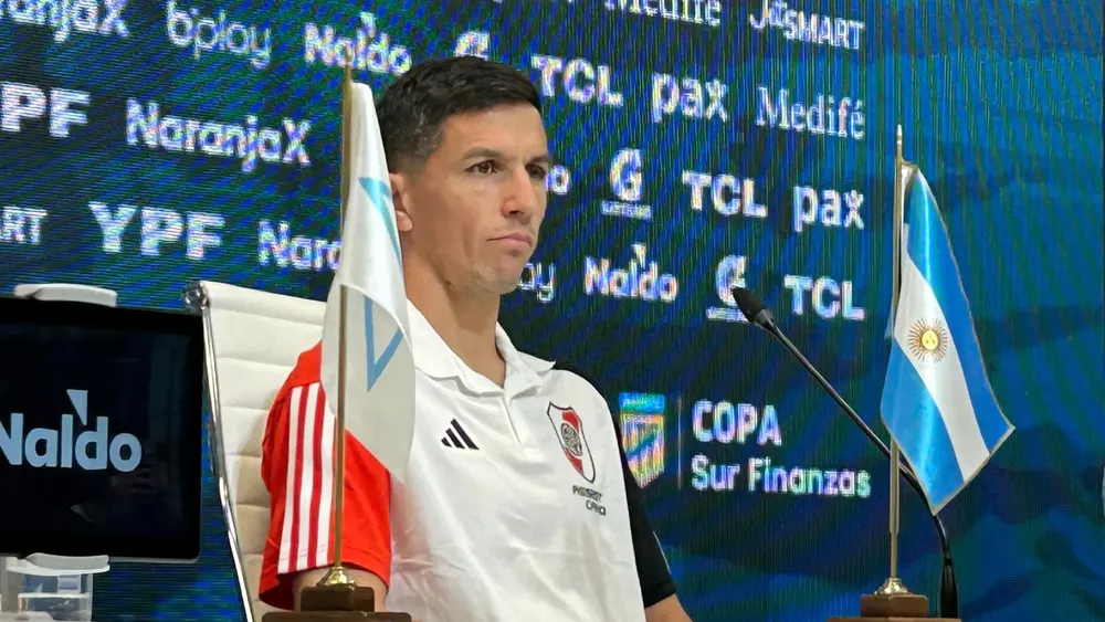 Nacho Fernández confererncia prensa River Boca 2024