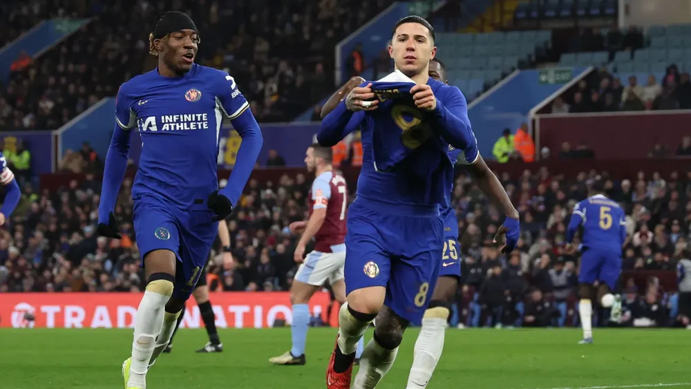 Gol Enzo Fernández Chelsea 2024 (Foto: Getty)