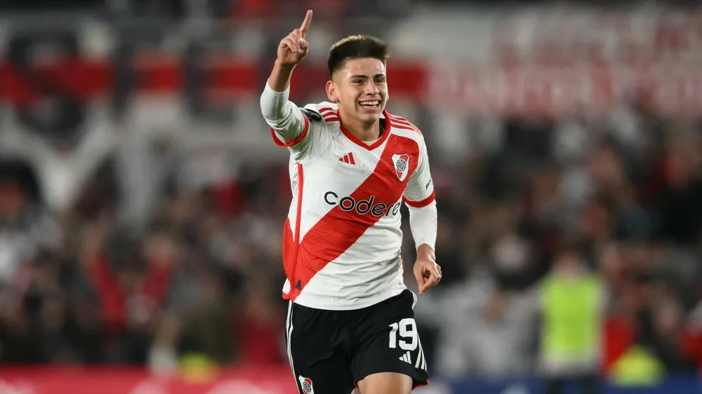 Claudio Diablito Echeverri River festejo gol (Foto: Conmebol)