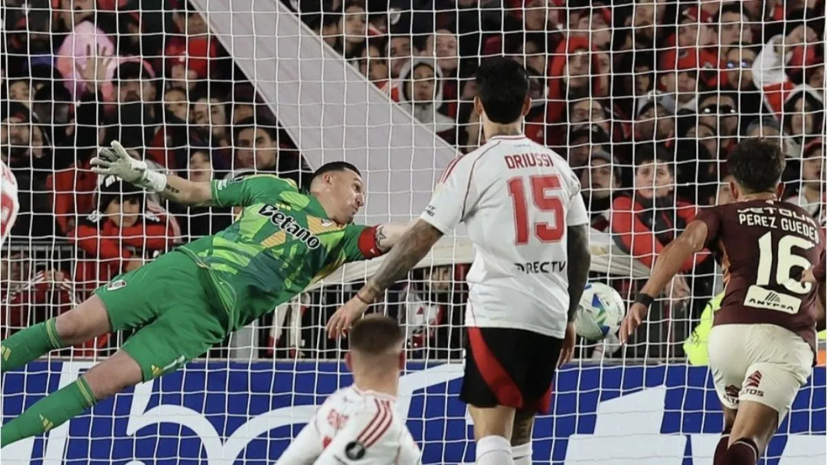 Armani explicó qué le pasó en el gol de Concha