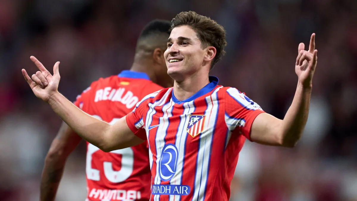 Julián Álvarez gol Atlético Madrid (Foto: Getty)