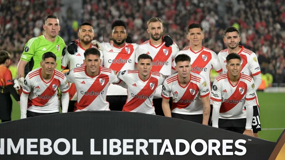 Formación River Talleres vuelta Copa Libertadores Monumental