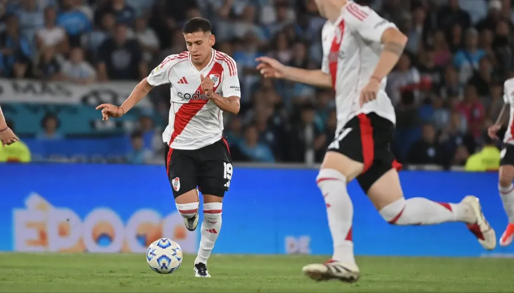 Los números de Echeverri Foto: River Plate