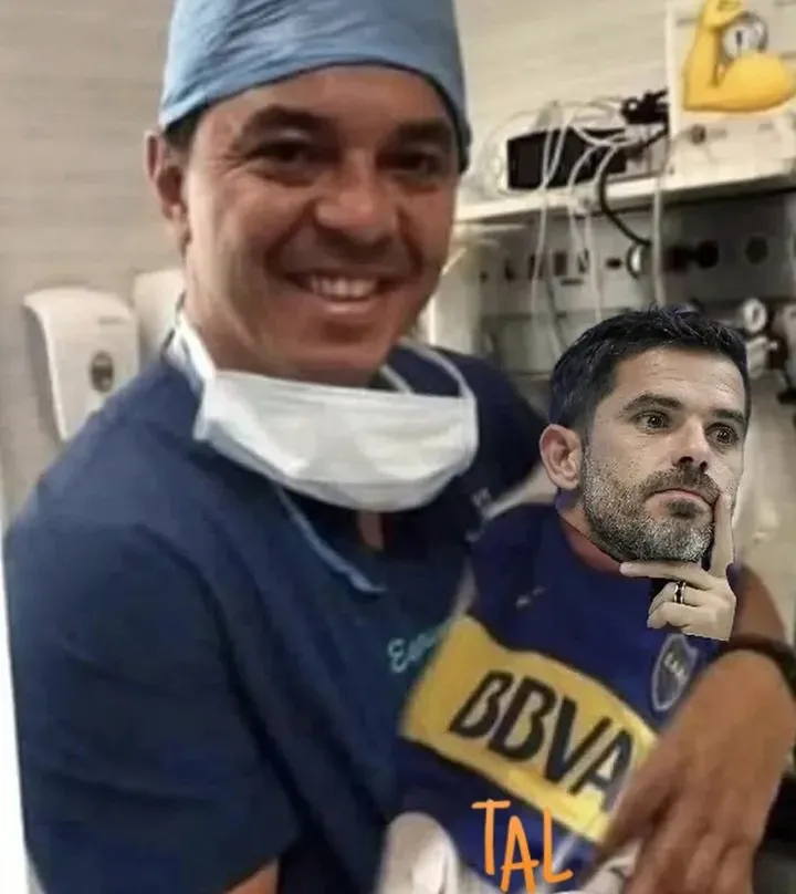 meme River Boca Superclásico