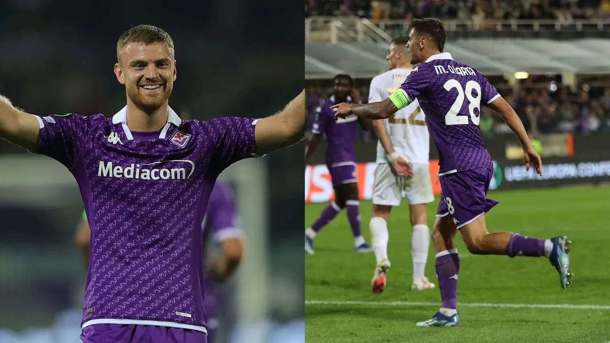 Goles de Beltrán y Martínez Quarta con la Fiorentina 