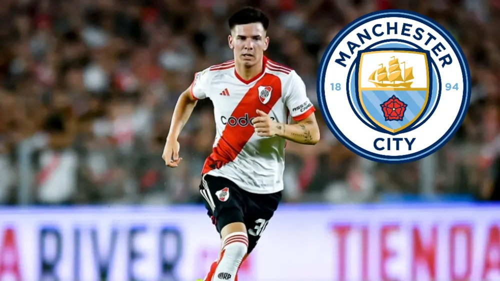 Franco Mastantuono River Plate Manchester City