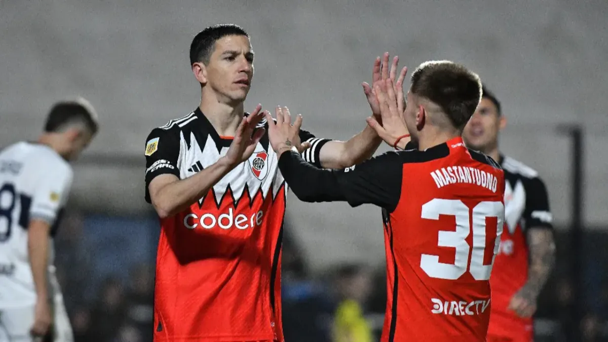 Ignacio Fernández Franco Mastantuono River festejo gol