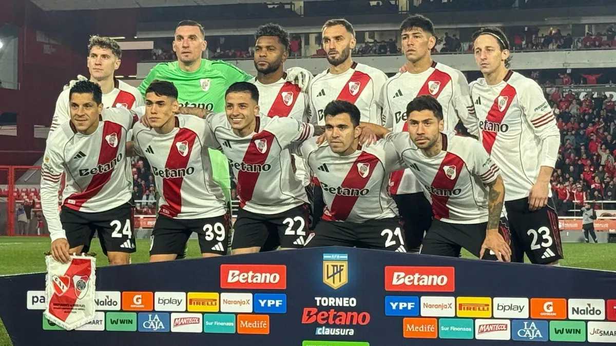 Formación River Independiente Torneo Clausura