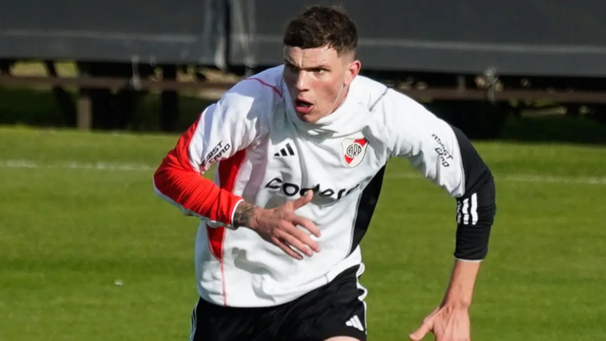 Franco Carboni entrenamiento River Plate 2024