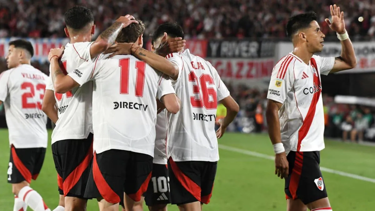 Jugadores River vs San Lorenzo - Liga Profesional 2024