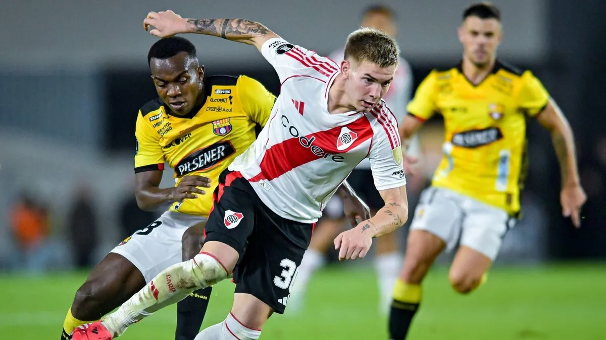 Franco Mastantuono Barcelona Ecuador (Foto: Getty Images)