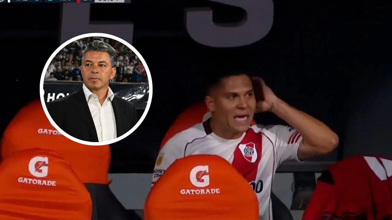 Juanfer Quintero bronca contra Gallardo River