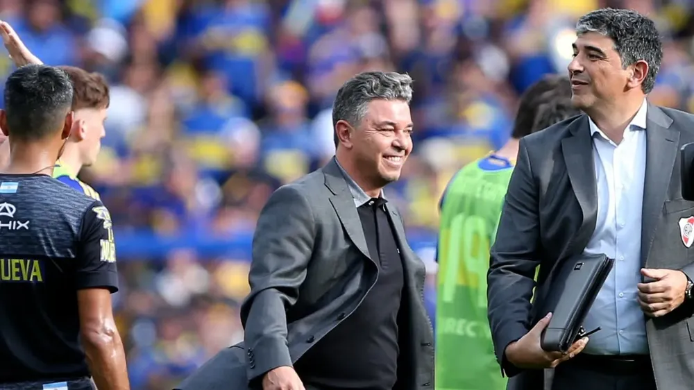 Marcelo Gallardo Matías Biscay River entrenador Boca Bombonera