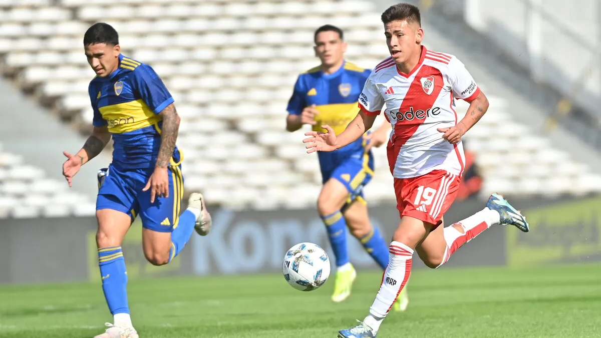 Claudio Echeverri River Boca 2024 (Foto: River Plate)