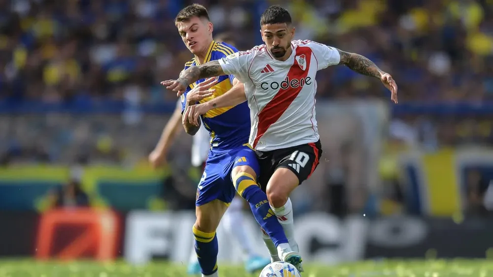 Manuel Lanzini River Boca Superclásico Bombonera (Foto: Getty Images)
