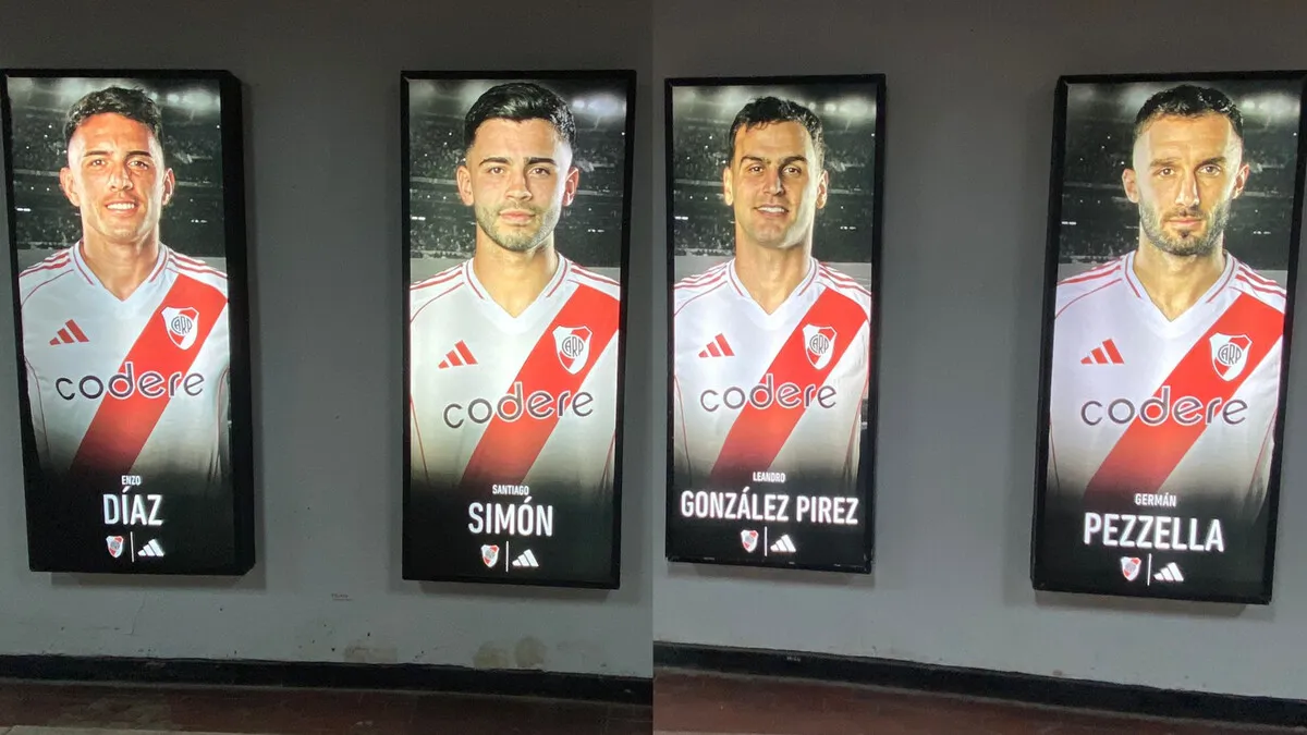 Gigantografías anillo interno River (Fotos: Germán Balcarce)