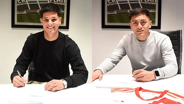 Felipe Álvarez Elián Giménez firmaron primer contrato