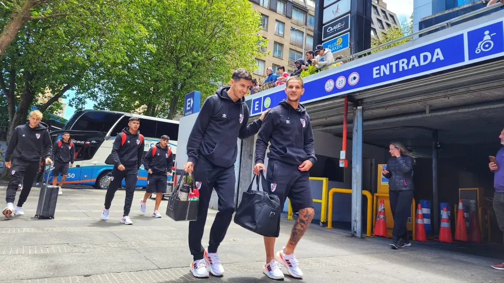 Bruno Zuculini Nacho Fernández viaje River  (Foto: River Plate)