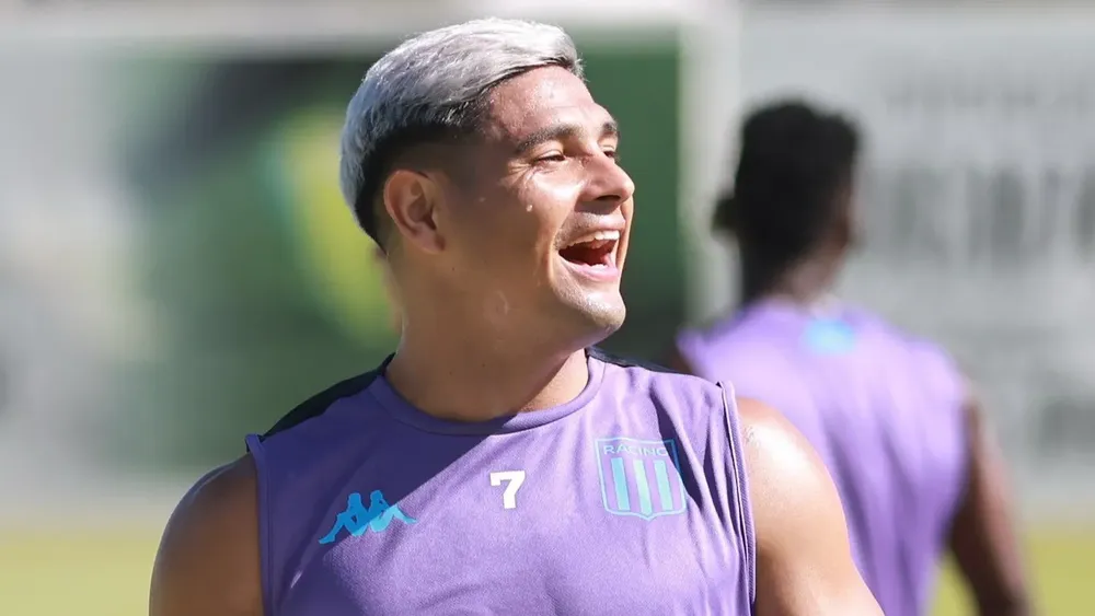 Maximiliano Salas Racing entrenamiento  (Foto: Racing)