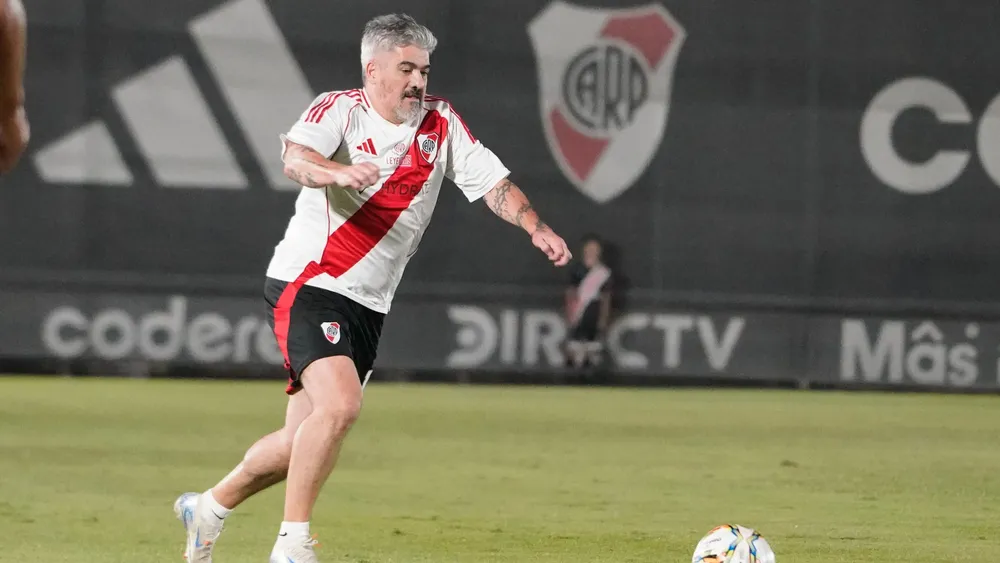 Burrito Ariel Ortega Senior River Ezeiza (Foto: River Plate)