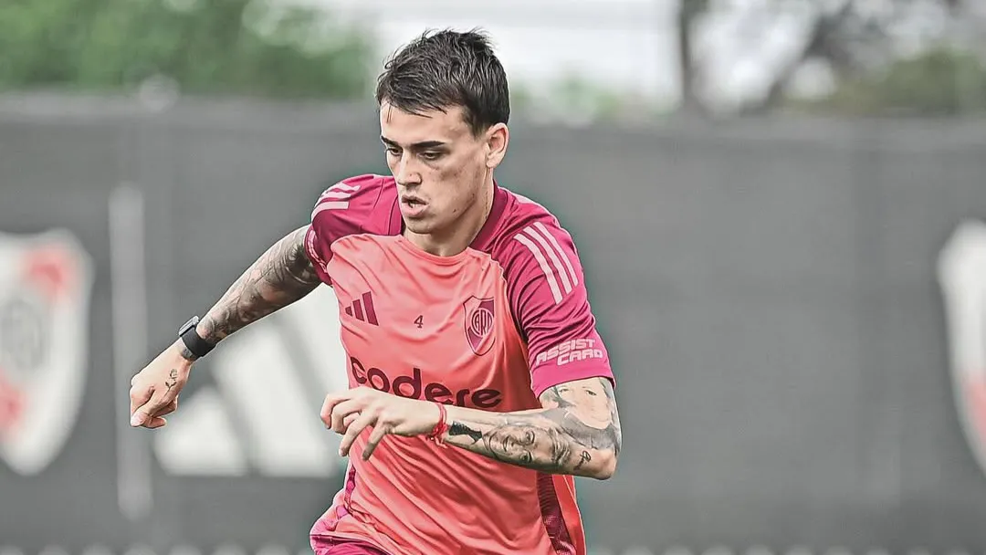 Nicolás Fonseca River entrenamiento 