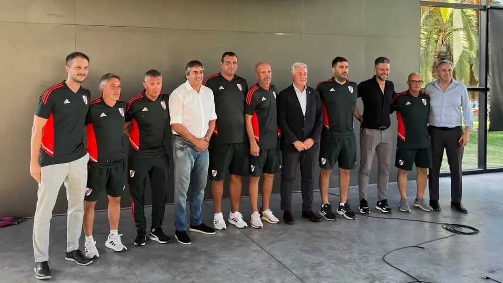 Nuevo equipo coordinación inferiores River Plate (Foto: RMG)