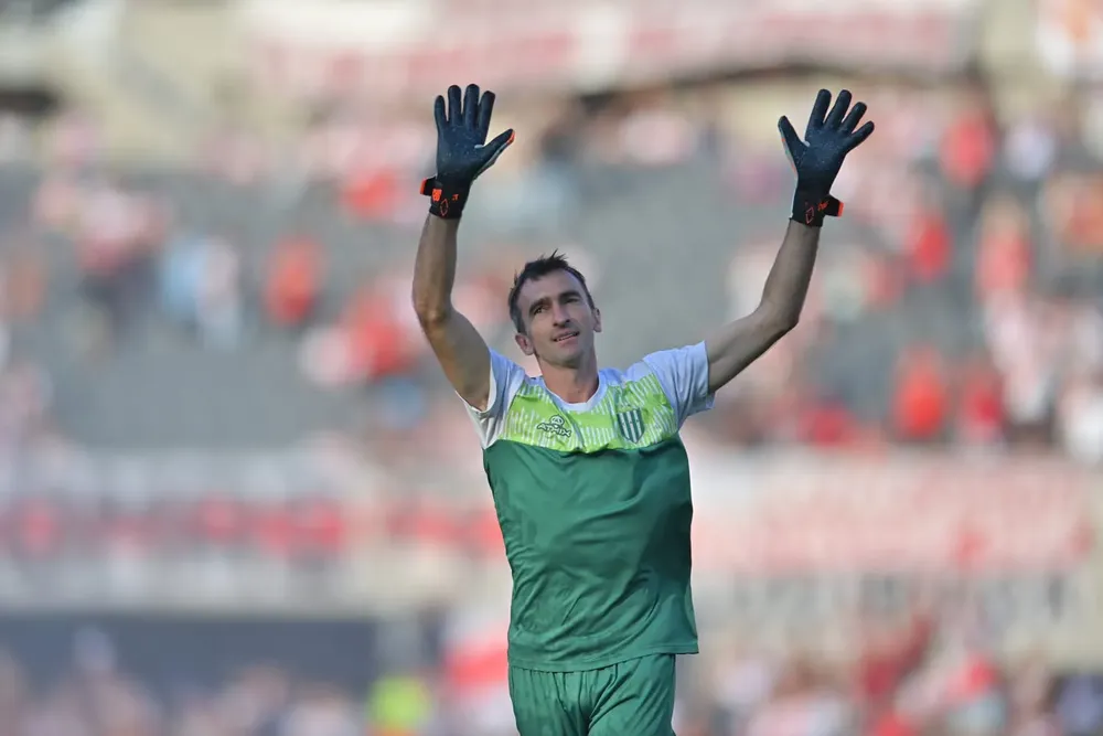 Barovero en su vuelta al Monumental