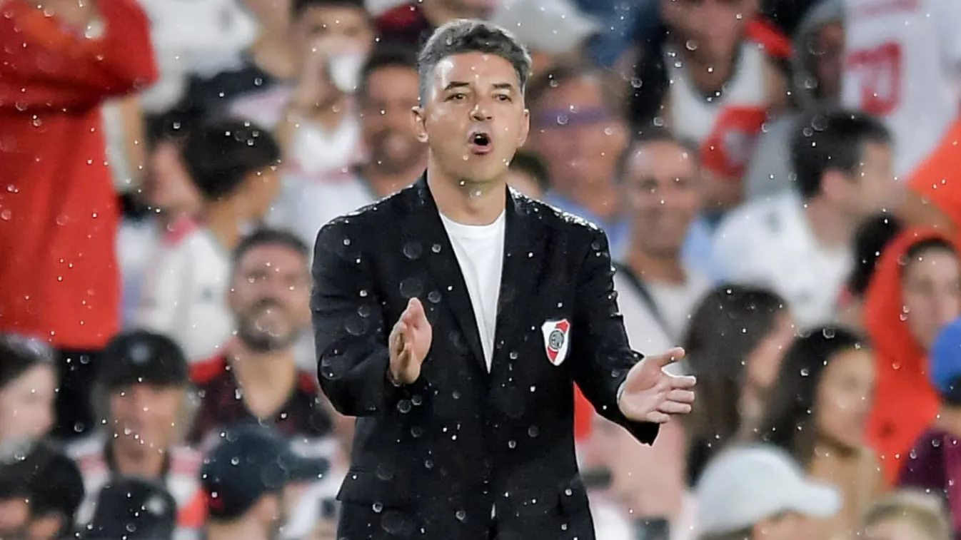 Marcelo Gallardo River entrenador Monumental llvia (Foto: Getty Images)