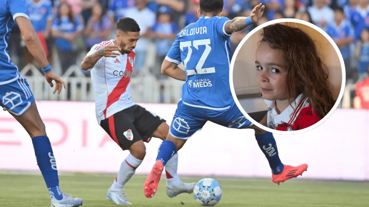 Manuel Lanzini River Julijú advertencia (Foto original: River Plate)