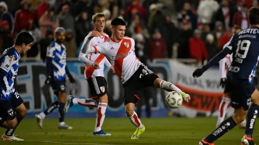 Franco Mastantuono amistoso vs Rayados de Monterrey